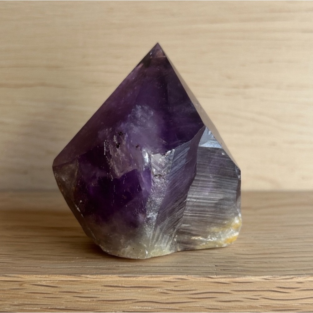 Purple Amethyst Crystal Polished Point Gemstone